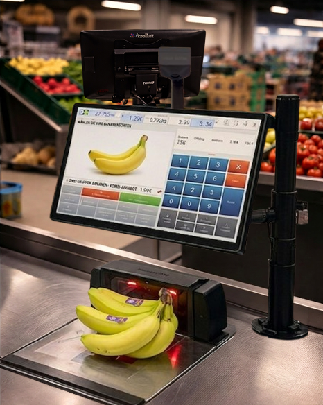 Einzelhandels-Dashboard mit Datenanalysen für das Bestandsmanagement im Supermarkt
